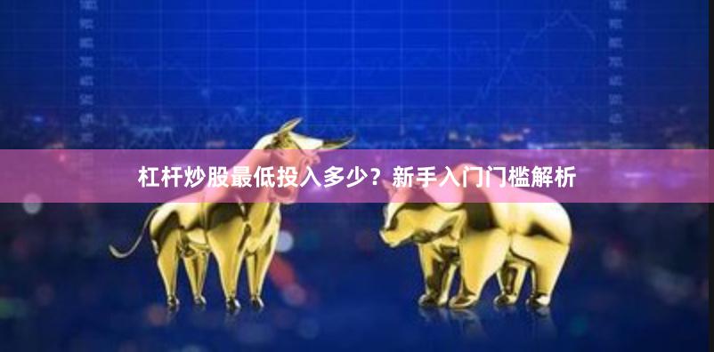 杠杆炒股最低投入多少？新手入门门槛解析